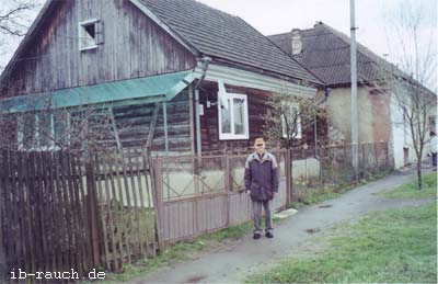 Holzhaus in Transkarpatien