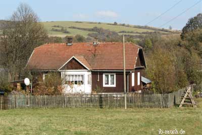 Holzhaus in Südosten von Polen