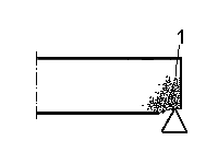 Chema, Balkenkopf von unten zerstört