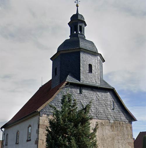 Schiefereindeckung Kirche Gerhardtsgereuth