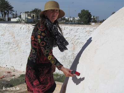 Measurement of IR radiation at a dome in Tunisia (Nelia Sydoriak)