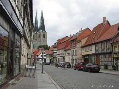 Sanierte Fachwerkhäuser in Quedlinburg