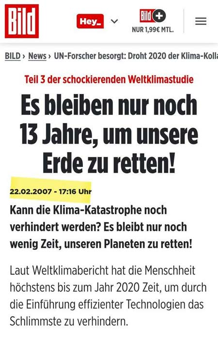 Weltuntergang-Bildzeitung