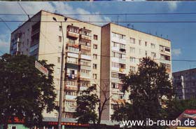 Plattenbauten noch aus Sowjetzeiten in Vinnitsa