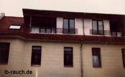 Balkon im Dachgeschoss