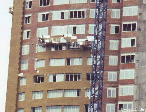 Dämmung der Fassade in Kiew