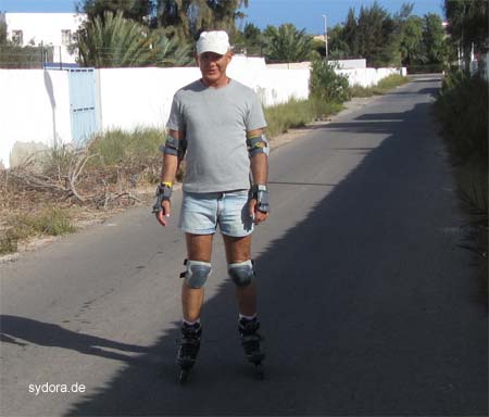 Peter Rauch beim Inline Skates
